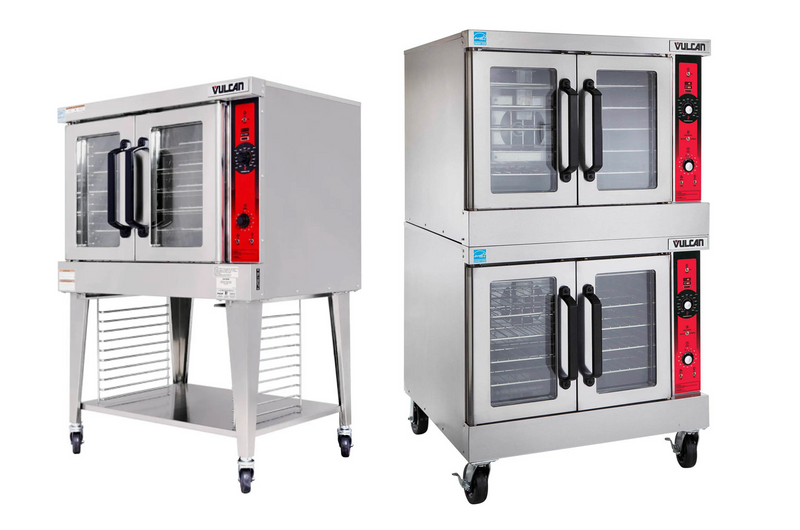 Vulcan VC4, VC5, VC6, SG4, VC4GC Natural Gas Propane Electric Double Single Stack Convection oven Glass doors view-through