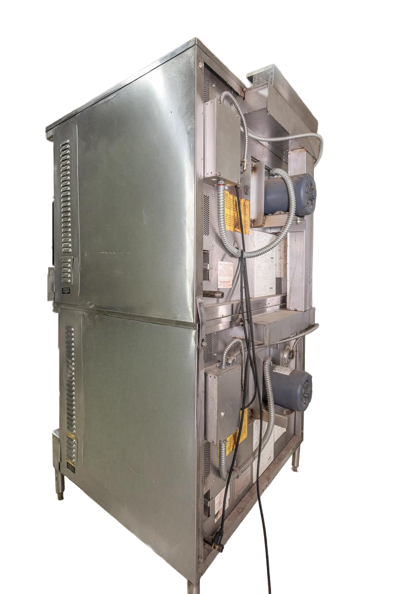 Blodgett DFG-100 Natural Gas Double Stack Convection Oven – Standard Controls, Legs