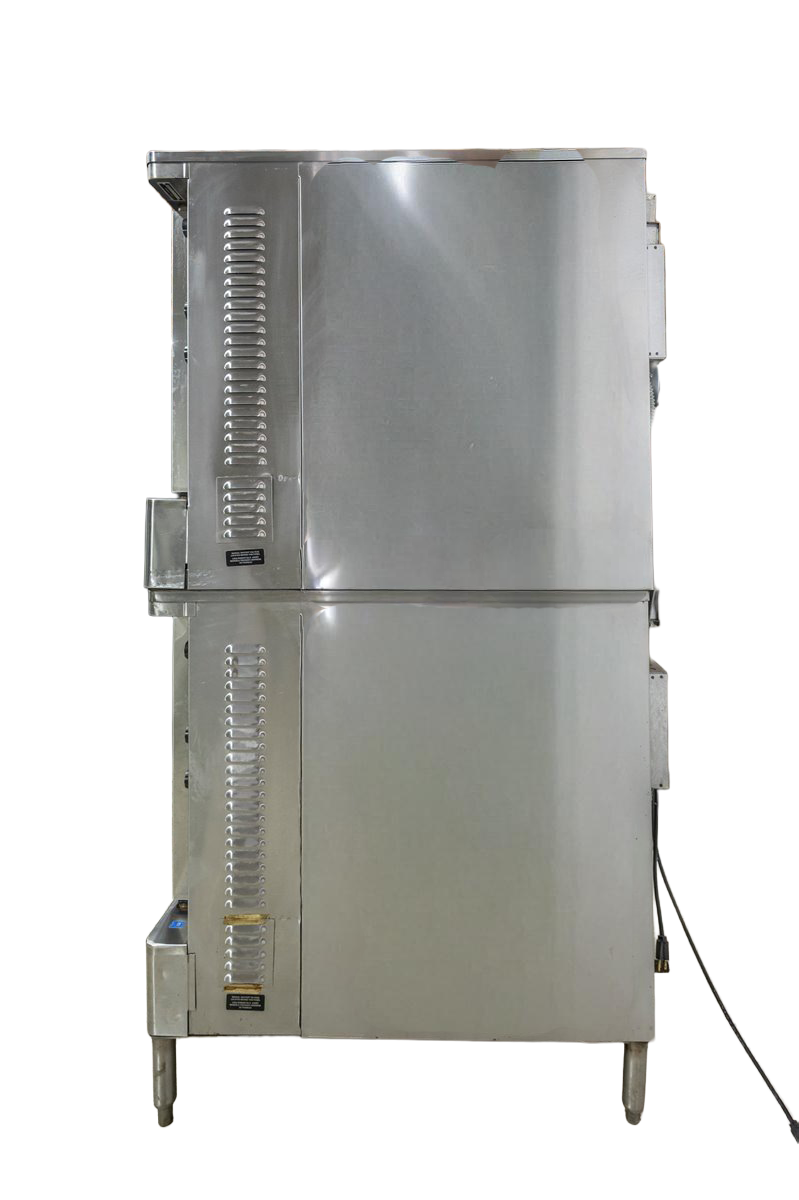 Blodgett DFG-100 Natural Gas Double Stack Convection Oven – Standard Controls, Legs