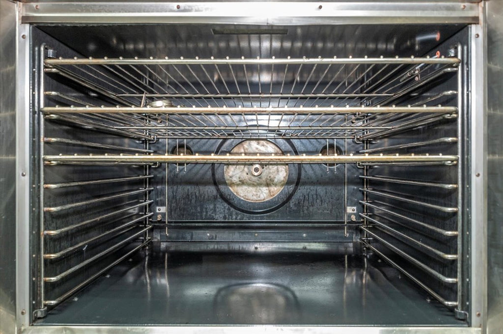 Blodgett DFG-100 Natural Gas Double Stack Convection Oven – Standard Controls, Legs