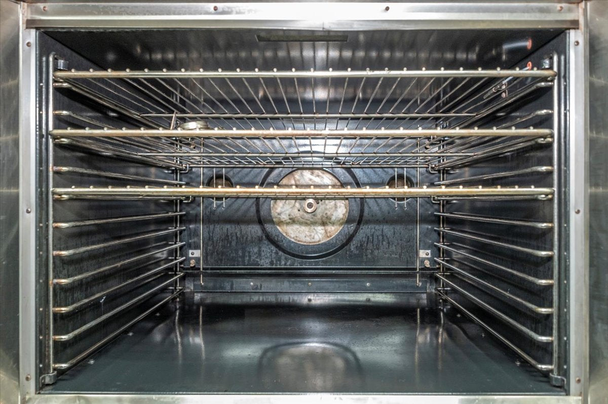 Blodgett DFG-100 Natural Gas Double Stack Convection Oven – Standard Controls, Legs