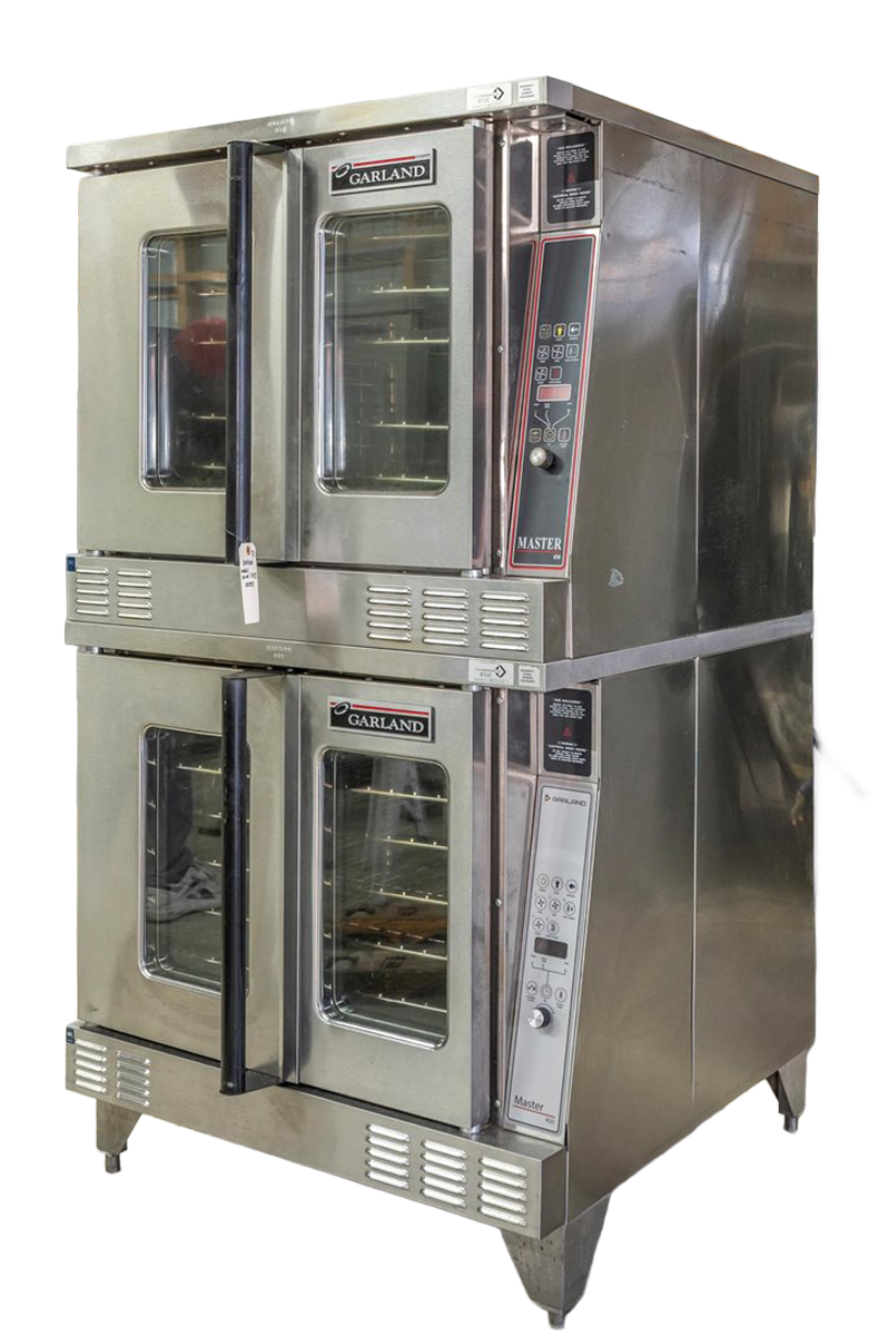Garland MCO-ED-10 Electric 208V Double Stack Convection Oven - View-Through Doors, Legs