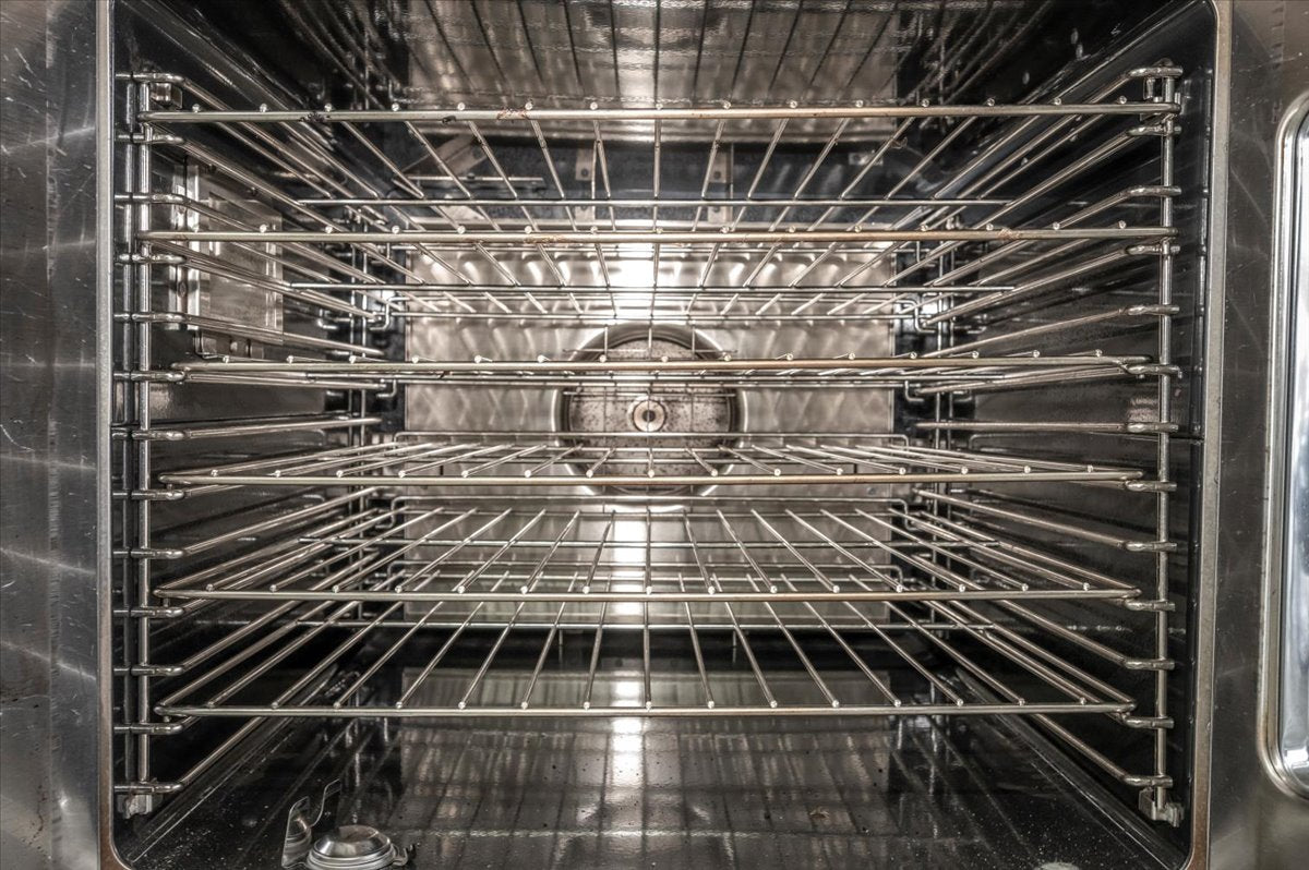 Garland MCO-ED-10 Electric 208V Double Stack Convection Oven - View-Through Doors, Legs