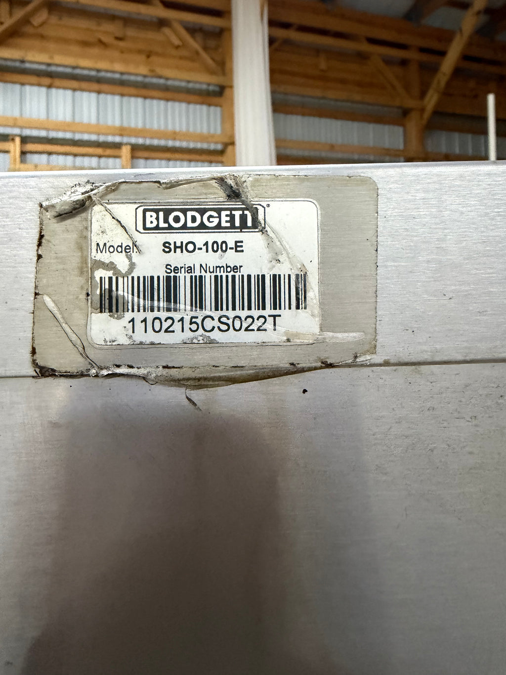 2015 Blodgett SHO Electric Double Stack Convection Oven – Standard Controls View-through doors, Casters