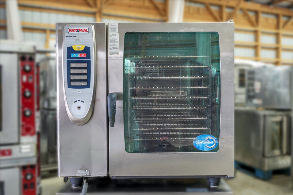 Rational SCC 102G Natural Gas Combi Oven – 10 Pan SelfCookingCenter Commercial Combination Oven