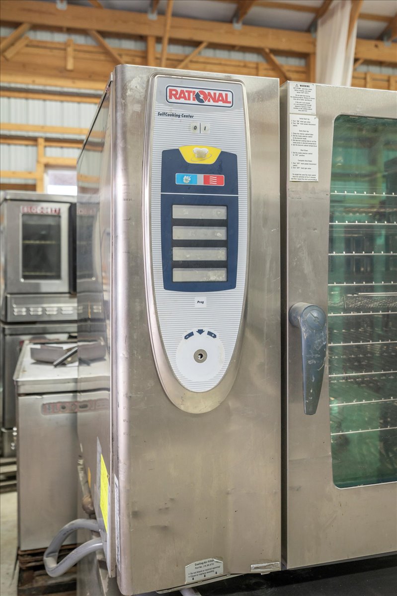 Rational SCC 102G Natural Gas Combi Oven – 10 Pan SelfCookingCenter Commercial Combination Oven