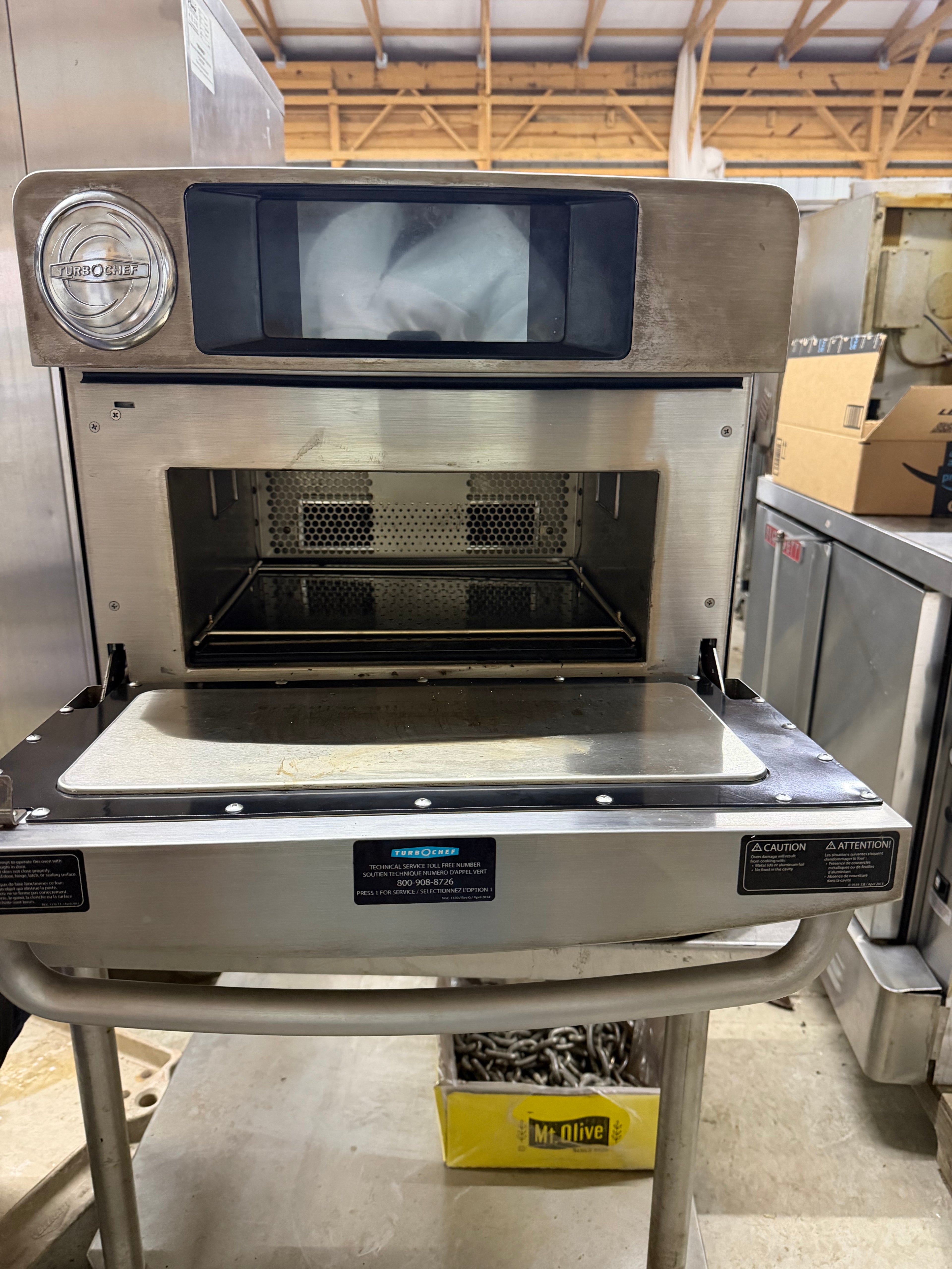 Turbo chef rapid cook oven