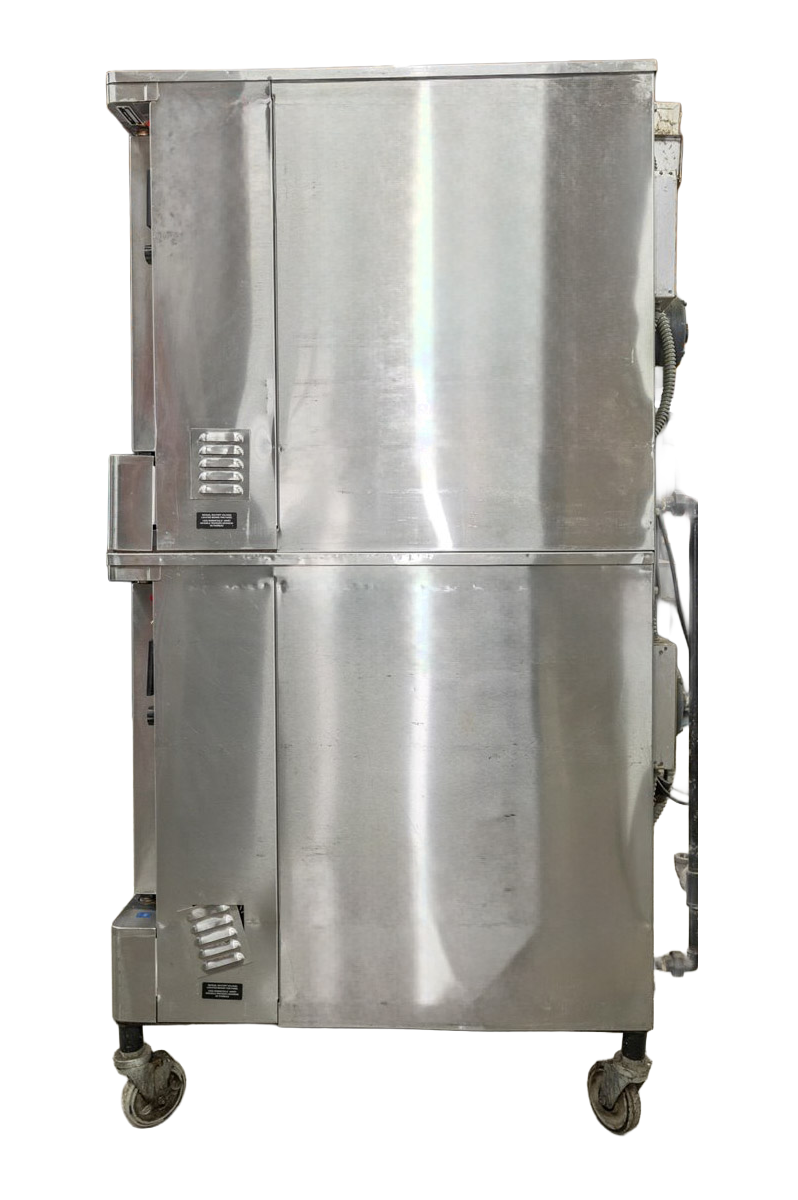 Blodgett Zephaire 200 Natural Gas Double Stack Convection Oven – Digital Controls View-Through Doors, Casters