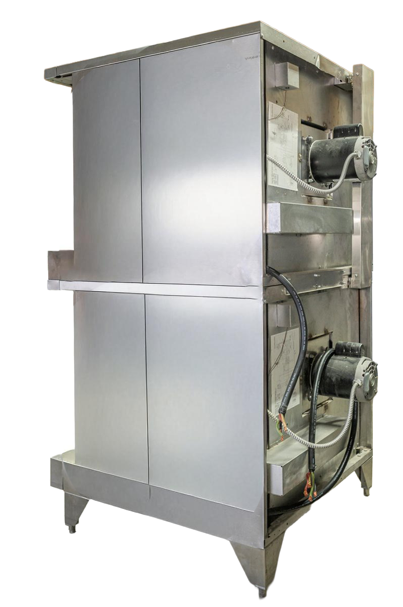 Garland MCO-ED-10 Electric 208V Double Stack Convection Oven - View-Through Doors, Legs