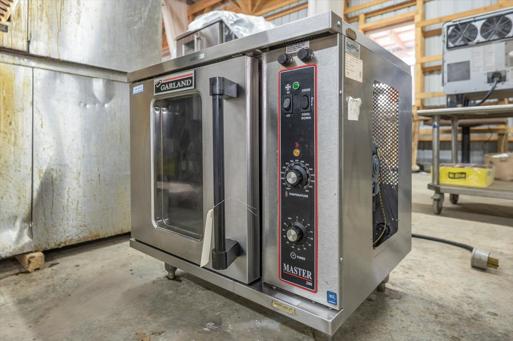 Garland MCO-ED-10 Electric 208V Single Stack Half-Size Convection Oven - View-Through Doors, Legs