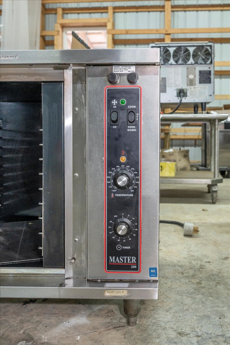 Garland MCO-ED-10 Electric 208V Single Stack Half-Size Convection Oven - View-Through Doors, Legs