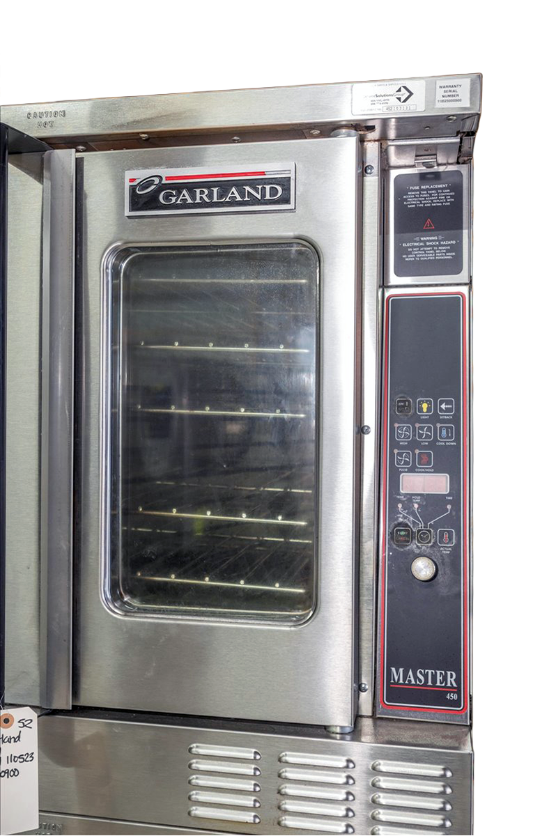 Garland MCO-ED-10 Electric 208V Double Stack Convection Oven - View-Through Doors, Legs