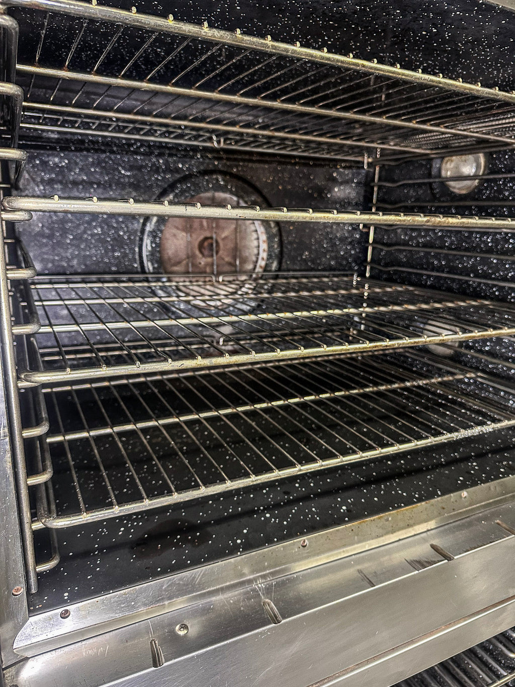Vulcan GC045 Natural Gas Double Stack Convection Oven - View-through Doors on Casters