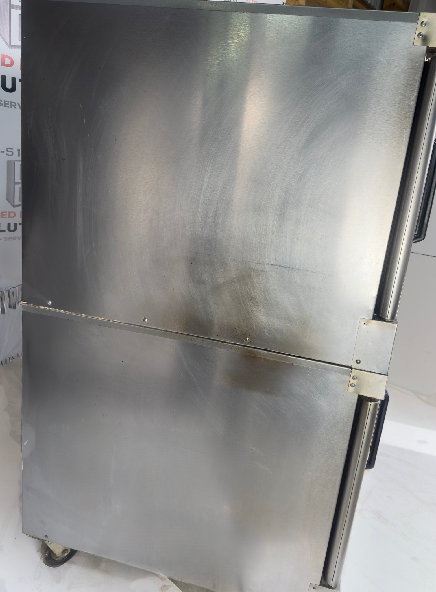Vulcan SG4 Natural Gas Double Stack Convection Oven - View-through Doors on Casters