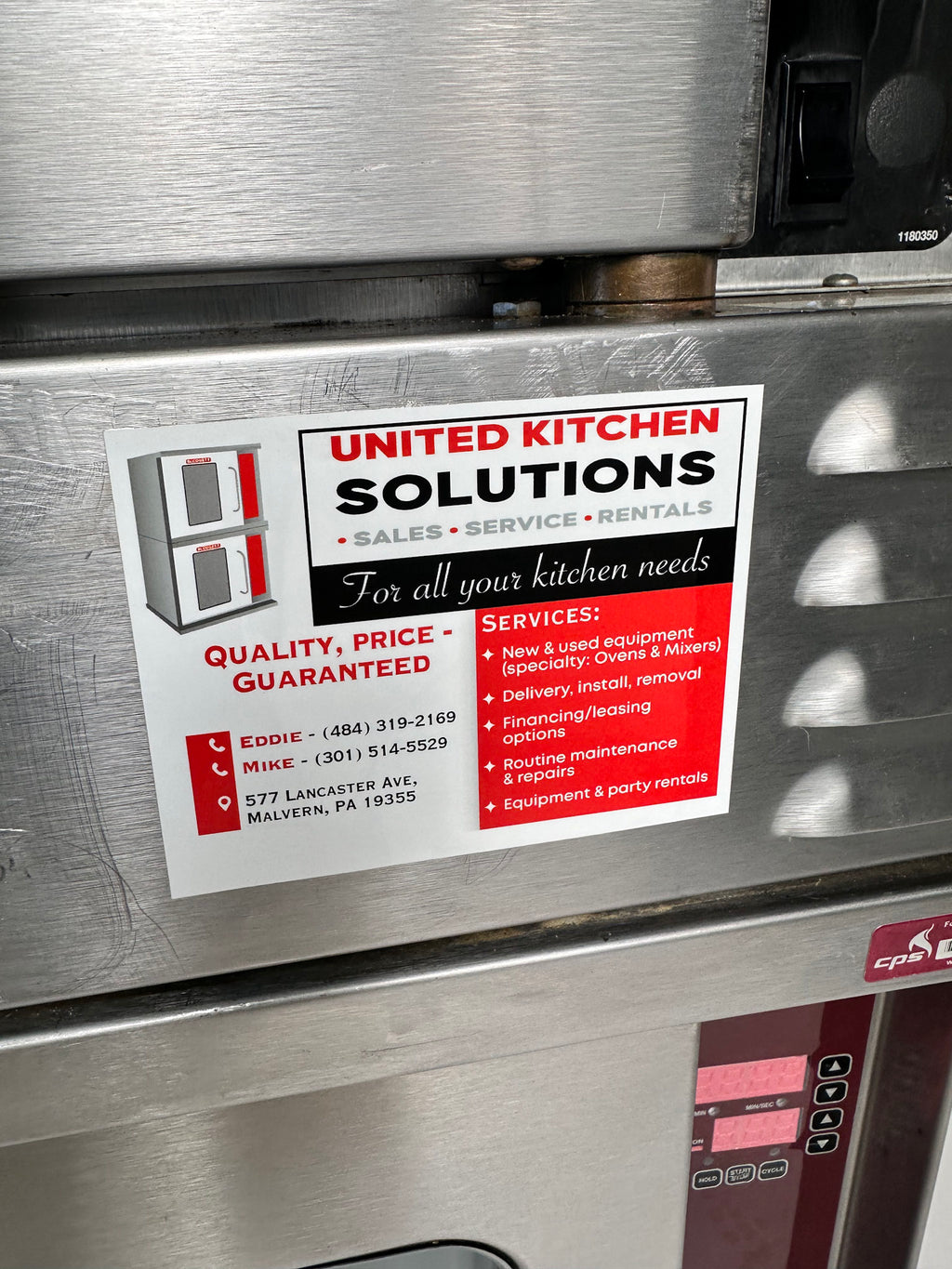 Southbend Marathoner Gold Natural Gas Double Stack Convection Oven - View-through doors on Casters