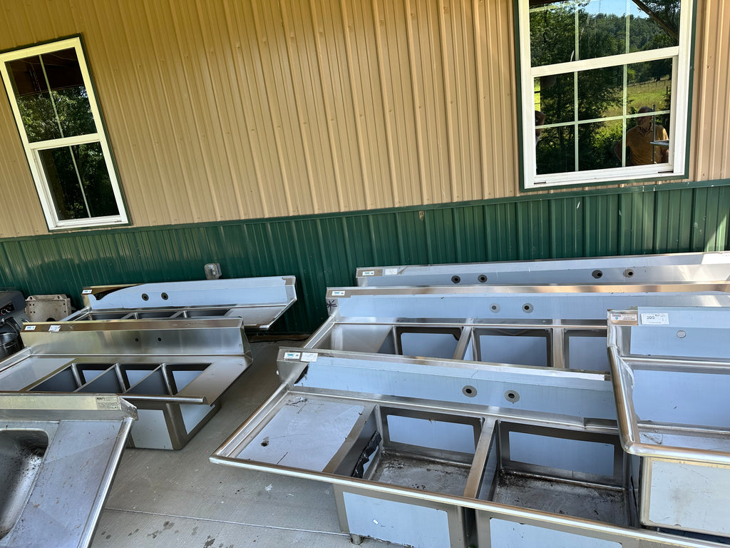 Commercial Compartment Sinks - New Used 2-Compartment, 3-Compartment, 4-Compartment Various sizes