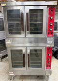 Vulcan SG4 Liquid Propane Double Stack Convection Oven - View-through Doors