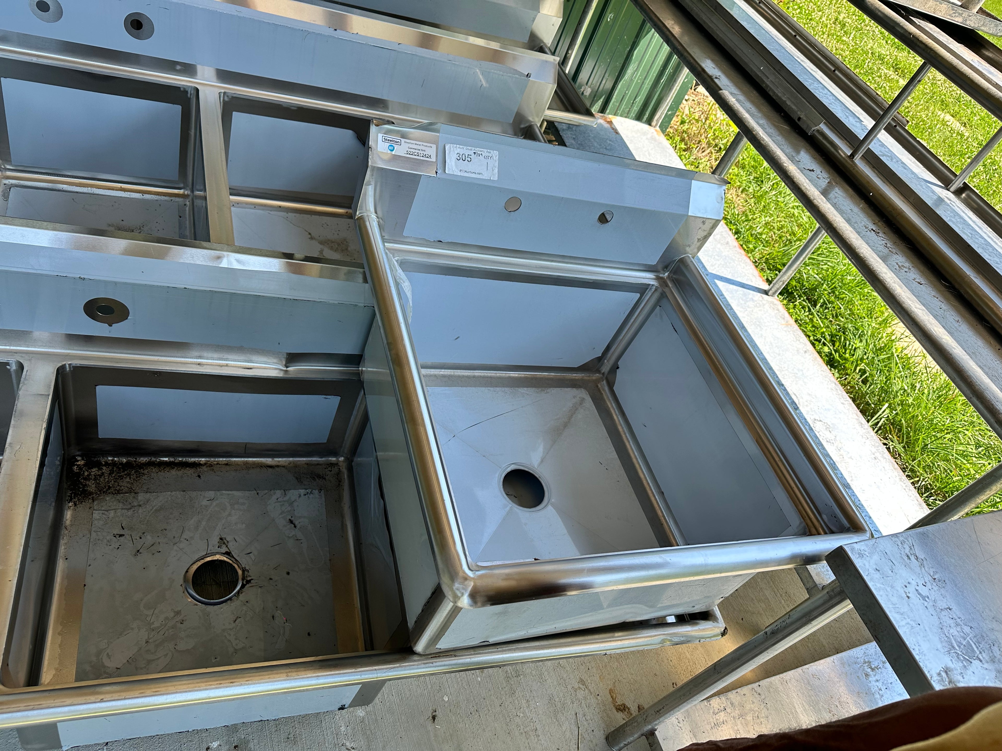 Commercial Compartment Sinks - New Used 2-Compartment, 3-Compartment, 4-Compartment Various sizes