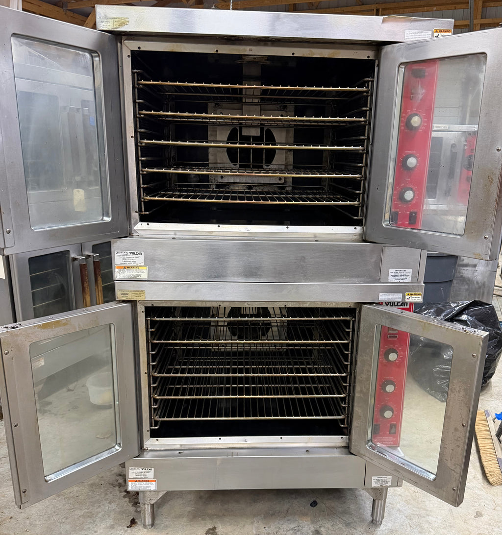 Vulcan SG4 Liquid Propane Double Stack Convection Oven - View-through Doors