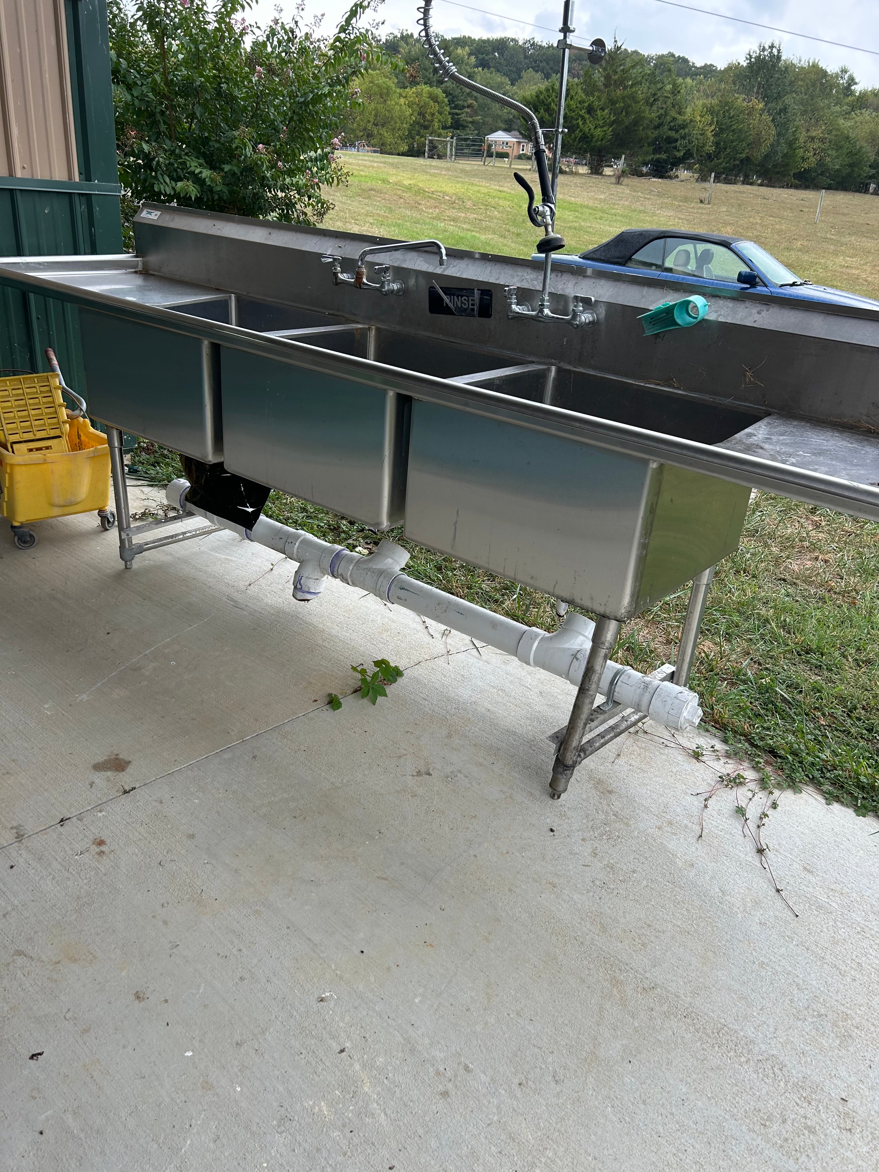 Commercial Compartment Sinks - New Used 2-Compartment, 3-Compartment, 4-Compartment Various sizes