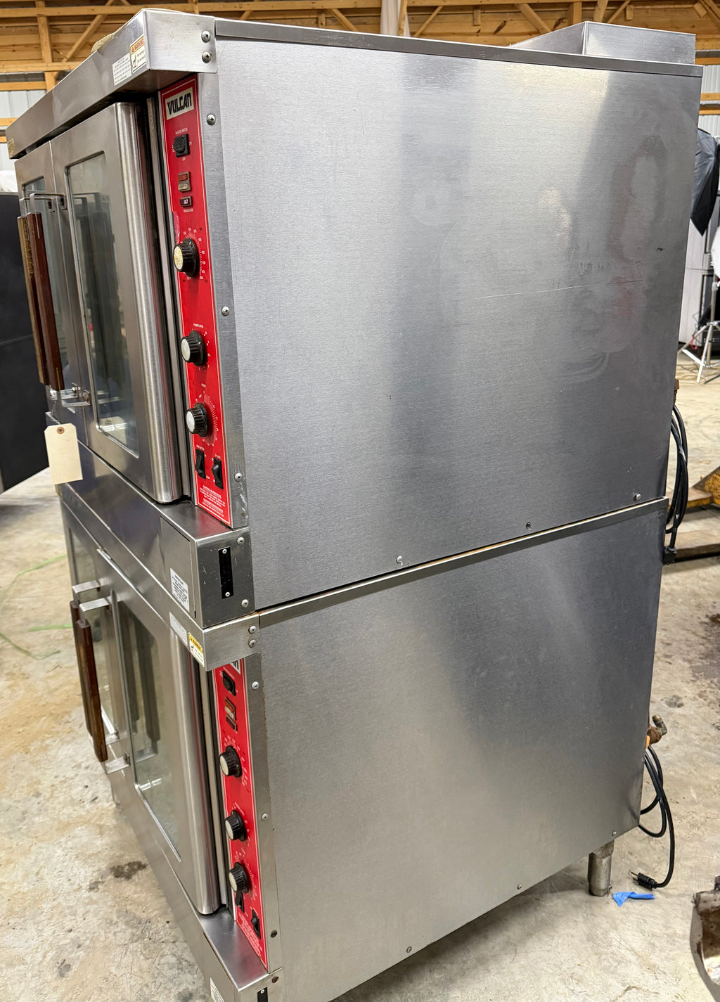 Vulcan SG4 Liquid Propane Double Stack Convection Oven - View-through Doors