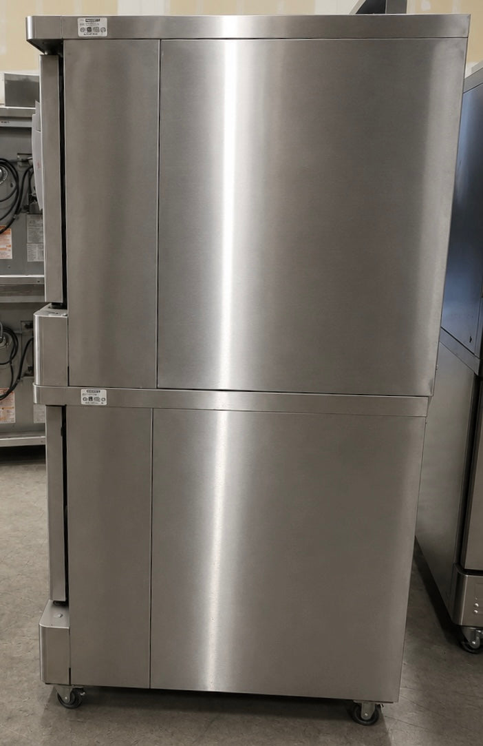 Blodgett DFG-100 Natural Gas Double Stack Convection Oven – Digital & Solid State Controls, View-Through Doors
