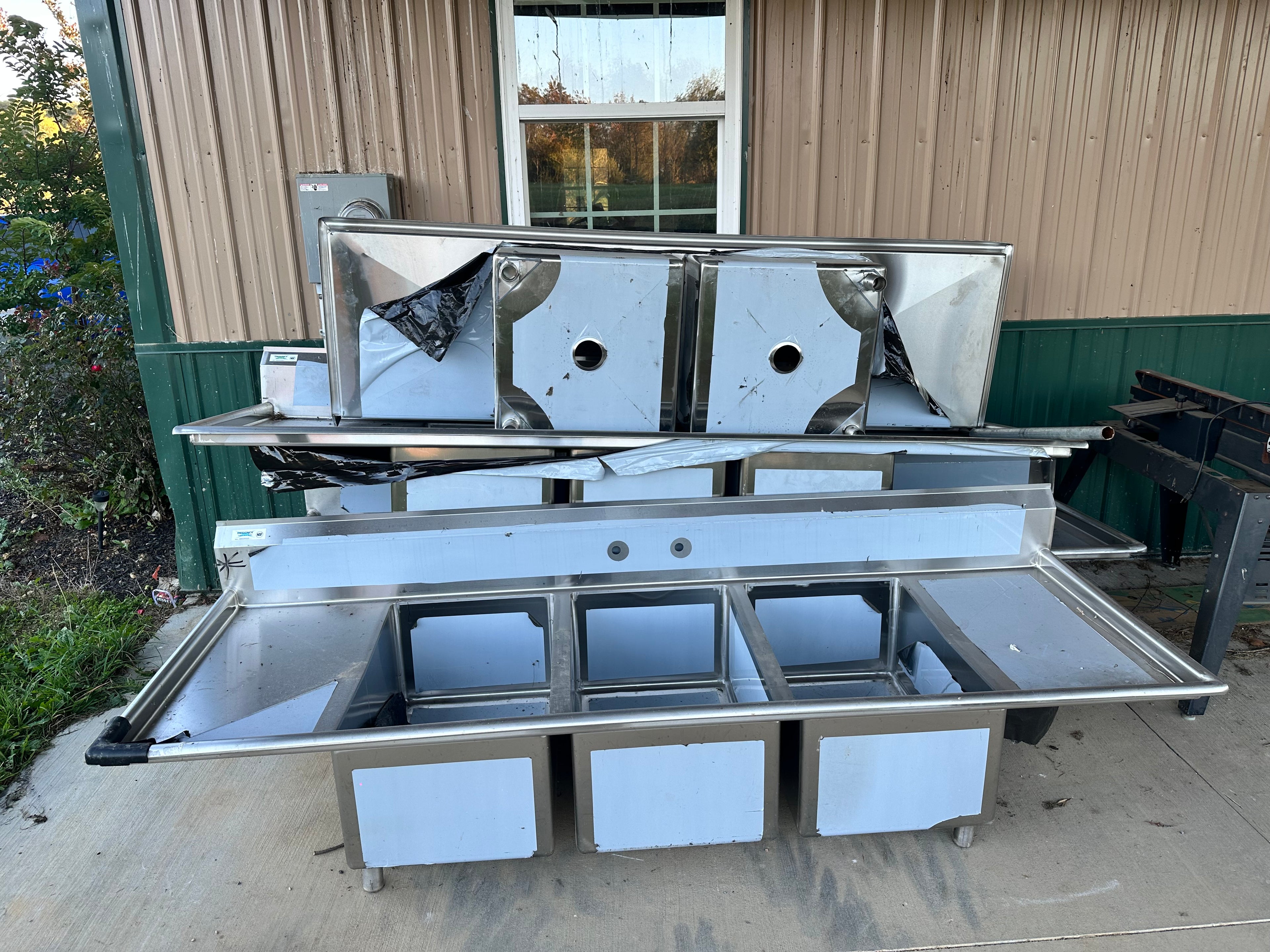 Commercial Compartment Sinks - New Used 2-Compartment, 3-Compartment, 4-Compartment Various sizes