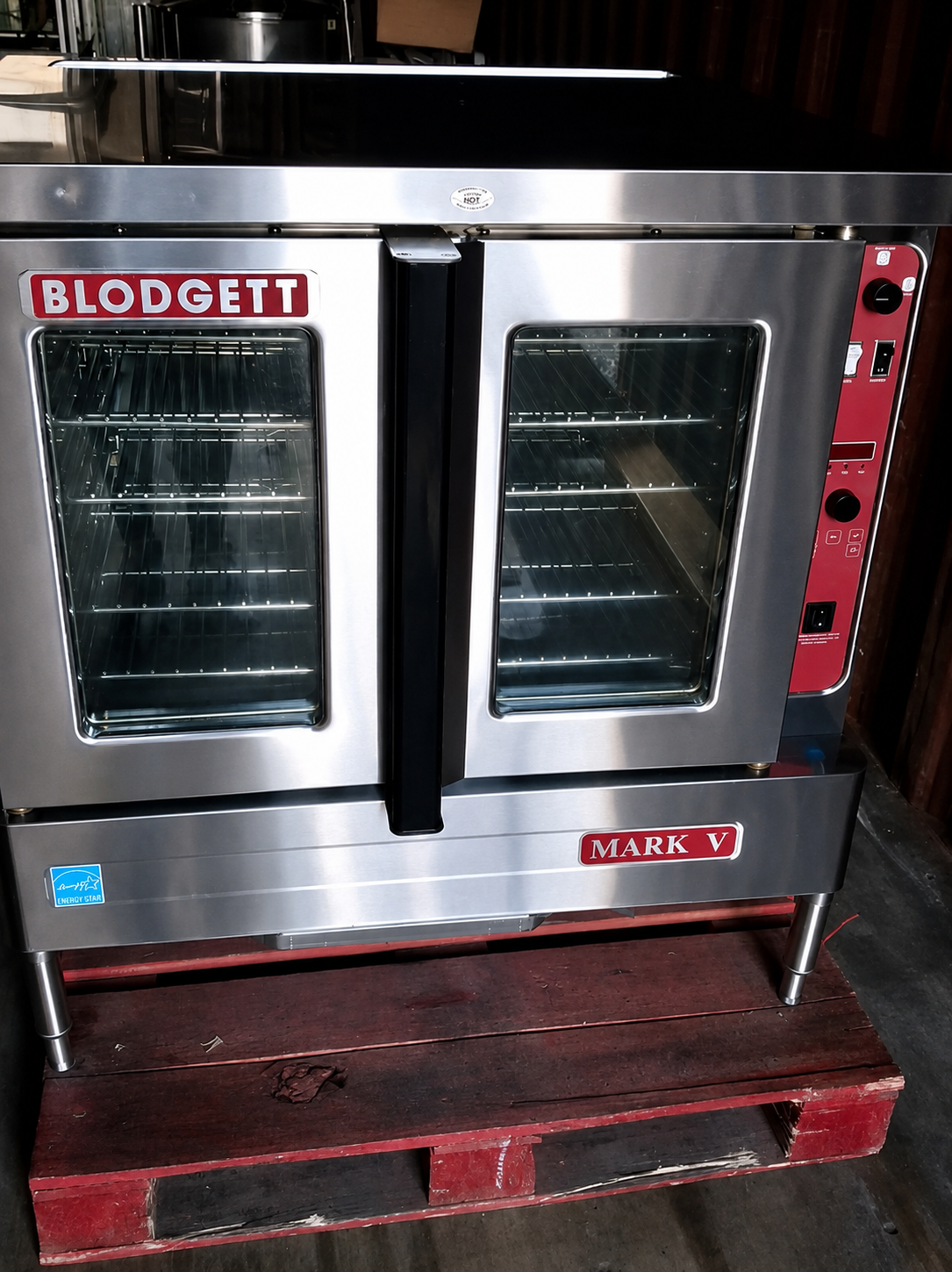 2018 Blodgett Mark V Electric Single Stack Convection Oven - View-through-doors on Legs