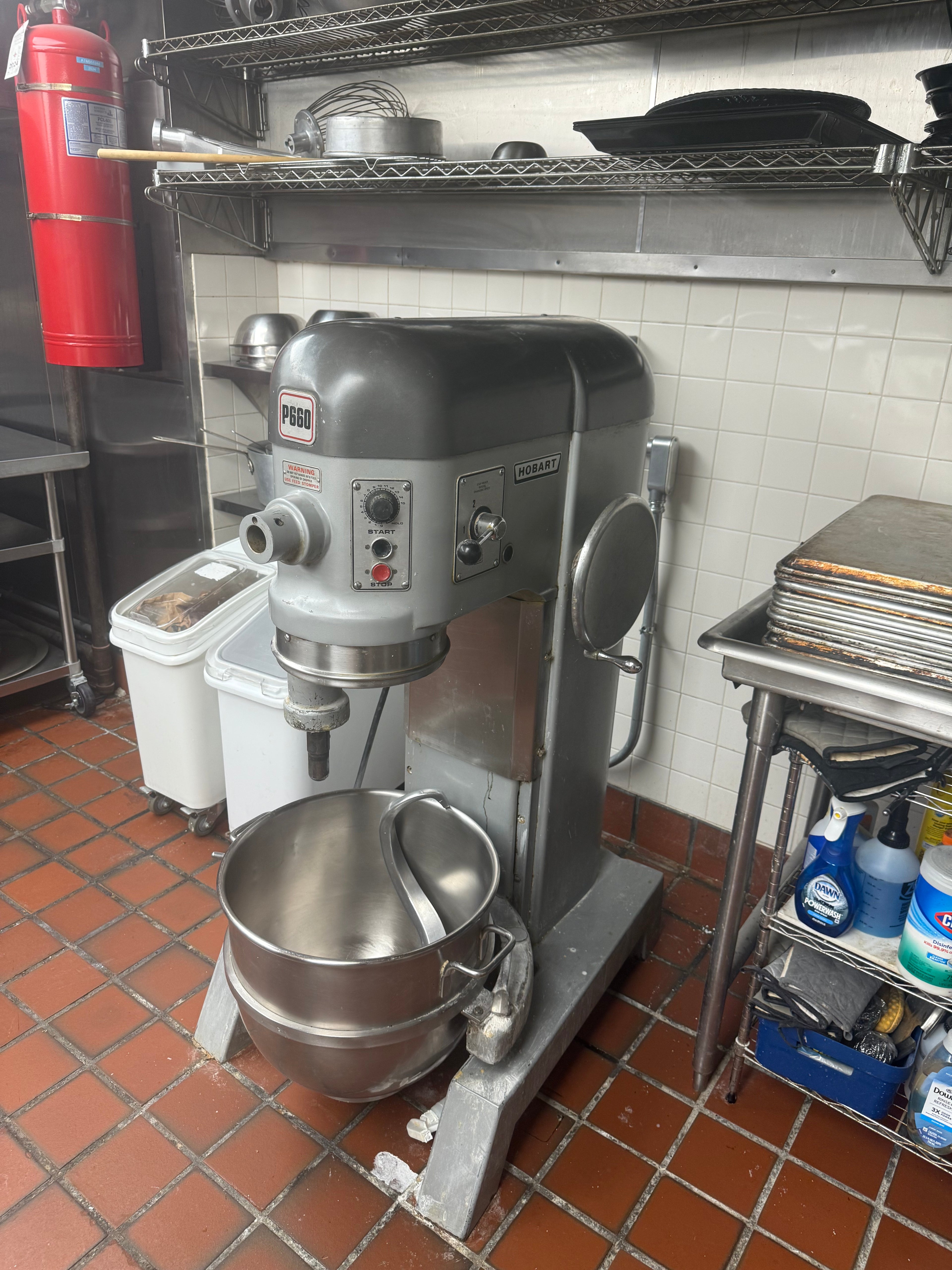 Classic Hobart P660 60 Quart Commercial Dough Mixer