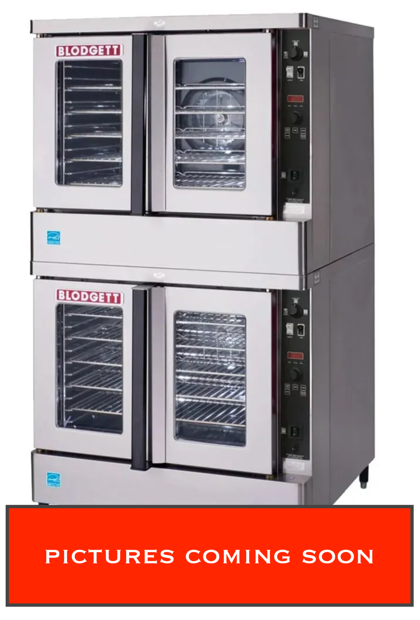 Blodgett Mark V Electric Double Stack Convection Oven - View-through doors on Legs