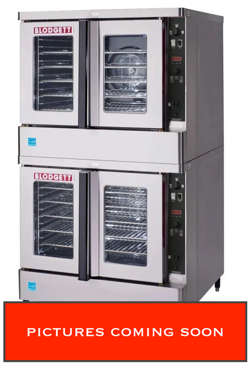 Blodgett Mark V Electric Double Stack Convection Oven - View-through doors on Legs