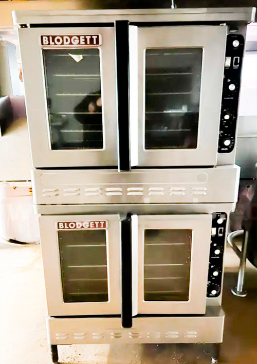 Blodgett Mark V Electric Double Stack Convection Oven - View-through doors on Legs