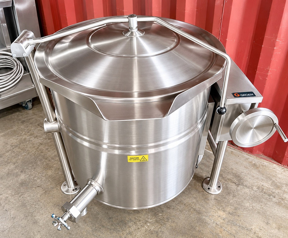 Cleveland KEL-40-T 40 Gallon Electric Tilting Steam-Jacketed Kettle